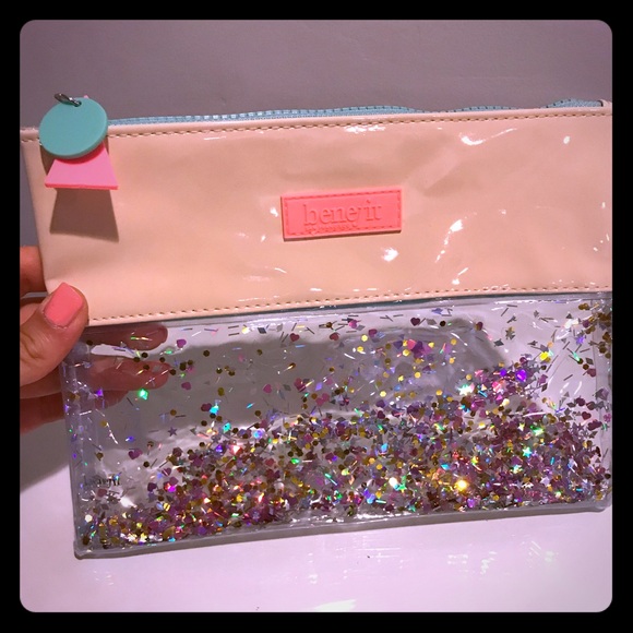 Benefit Handbags - Benefit glitter make up bag ✨ limited edition